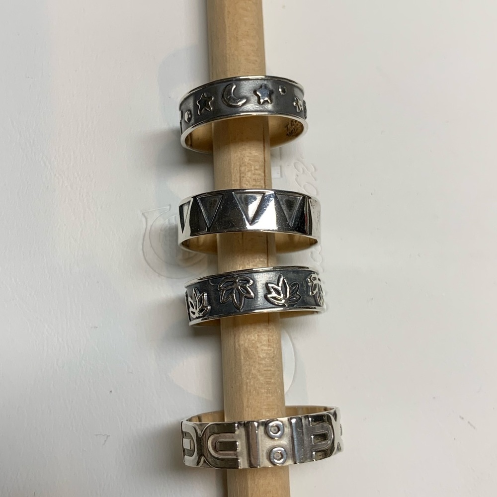 MEXICO 925 Silver Rings-sets - Picture 4 of 6